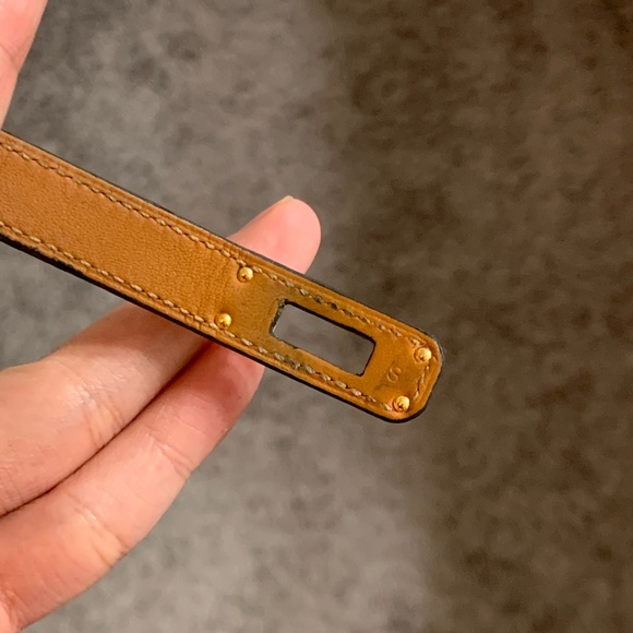 - SOLD OUT -AUTHENTIC HERMES KELLY DOUBLE TOUR BLACK - Picture 5 of 8